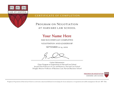 Diploma Harvard